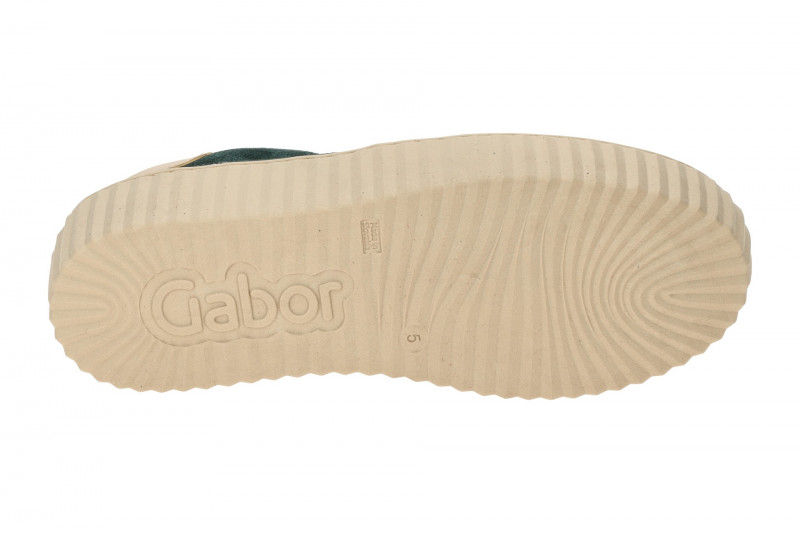Gabor Schuhe grün Plateau Schnür Sneakers 53.203.19