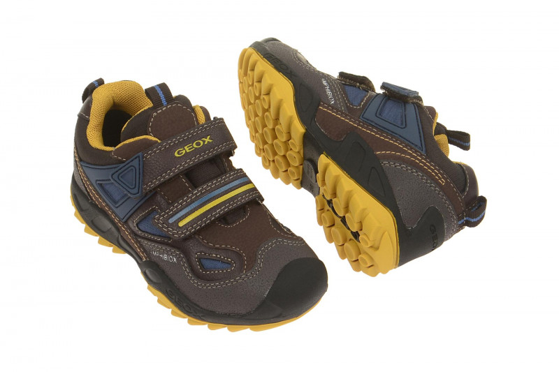Geox Respira Jungen Schuhe Savage ABX in braun Amphibiox