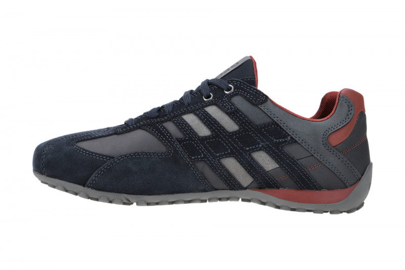 Geox Snake Schuhe blau rot Sneakers U4207K