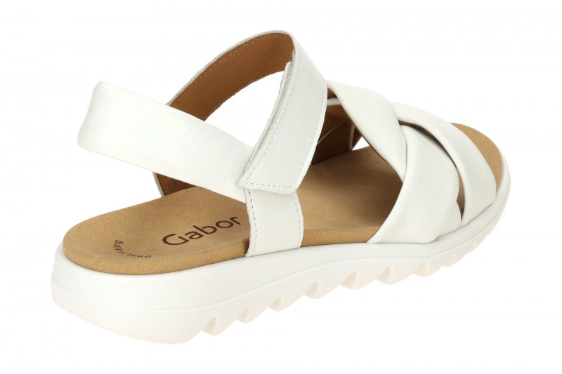 Gabor Fashion Sandale weiß gekreuzt 84.812.21