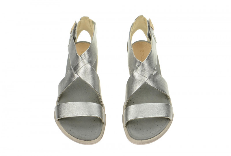 Ecco Damara Sandale alusilver grau 24815301708