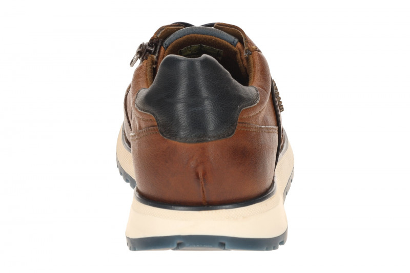 bugatti Schuhe Sneakers braun cognac Glattleder APA03