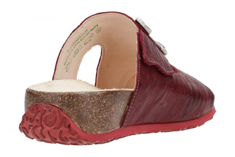 Think Mizzi Pantolette rot rosso