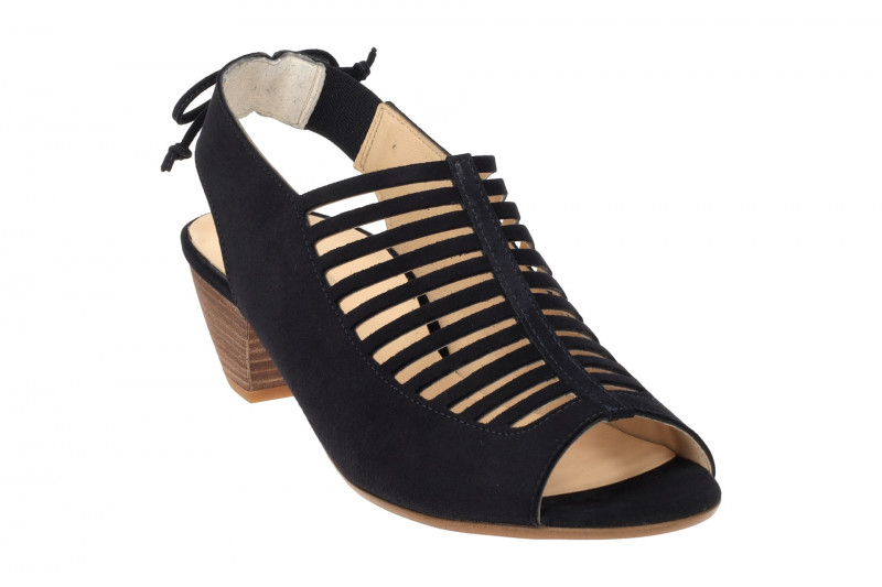 Paul Green Sandaletten dunkelblau Samt Velour 6589