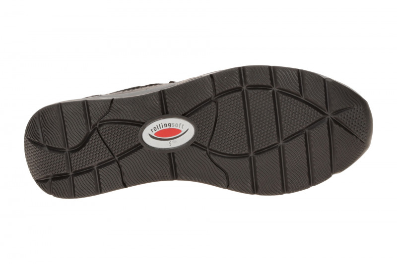Gabor RollingSoft Schuhe schwarz anthrazit Leo 0106.01.001
