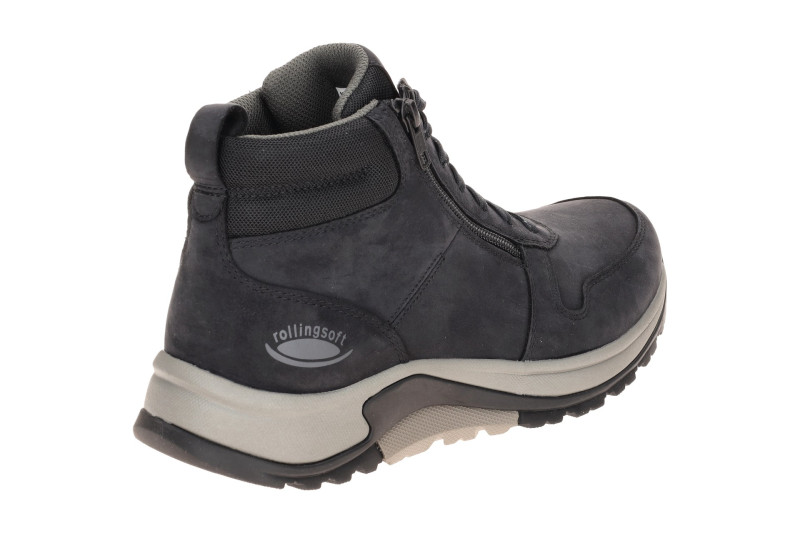 Gabor RollingSoft Schuhe Stiefel blau Herren Nubuck 0800.01.01