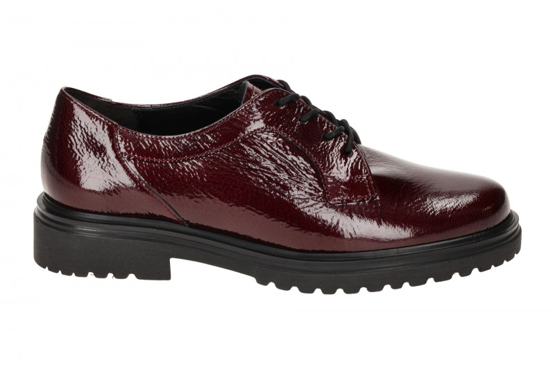 Gabor Davos Schuhe rot burgund Effekt Lack 52.555.88
