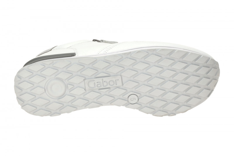 Gabor Sneaker Schuhe weiß silber G-Weite 66.347.51