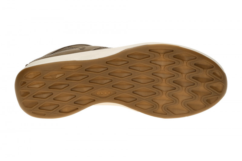 Ecco Exceed Schuhe Sneaker grau braun Nubuck 870114