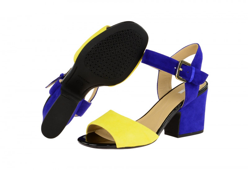 Geox Marilyse Sandalen gelb blau - D724UB
