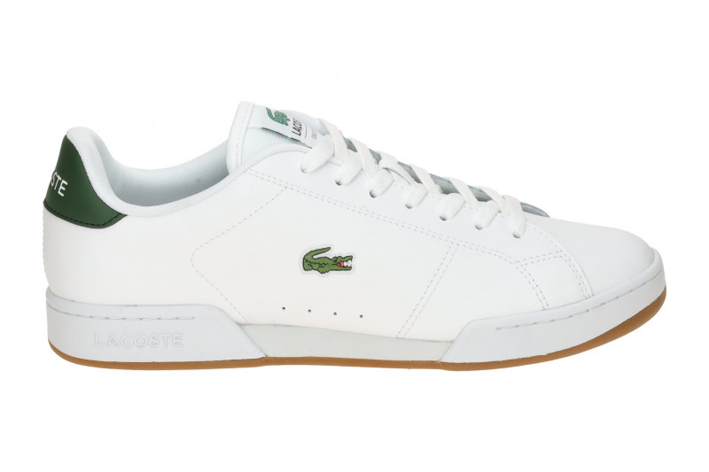 Lacoste Carnaby Cup Schuhe Sneakers weiß grün Leder 0036