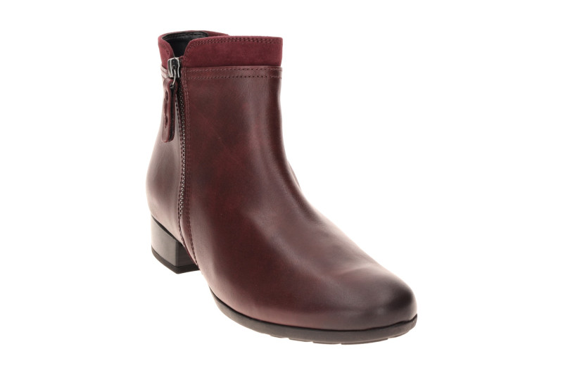 Gabor Stiefelette rot bordo H-Weite 8031.02.005