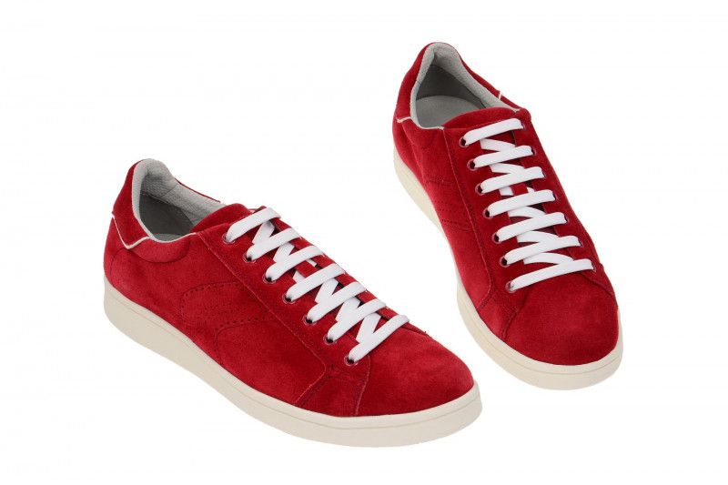 Geox Warrens Schuhe rot weiß U620LB