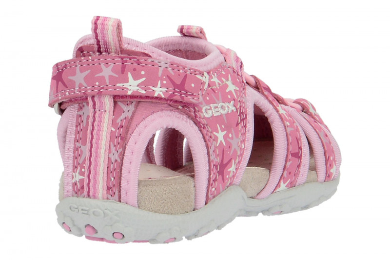 Geox Mädchen Klett Sandale pink rosa