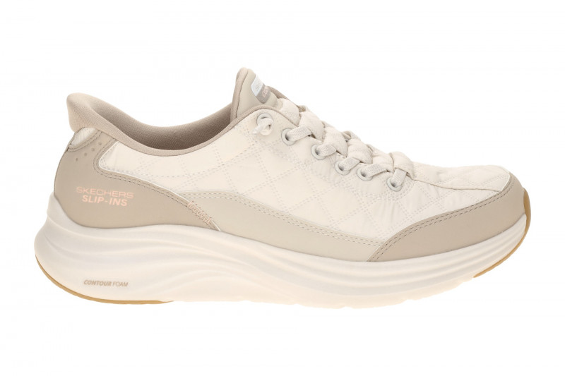 Skechers Contour Foam Schuhe beige Damen Slip-Ins Sneaker