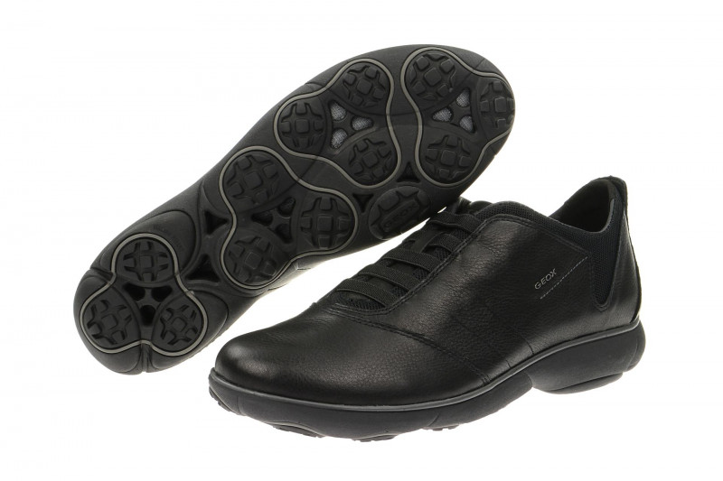 Geox Nebula Schuhe schwarz Glattleder U52D7B
