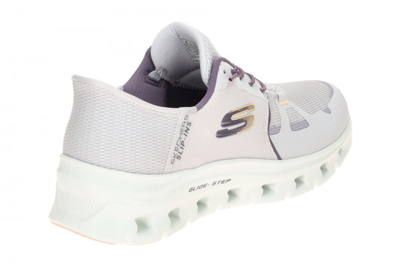Skechers Glide Step Schuhe pastell lila Damen SLIP INS 150420