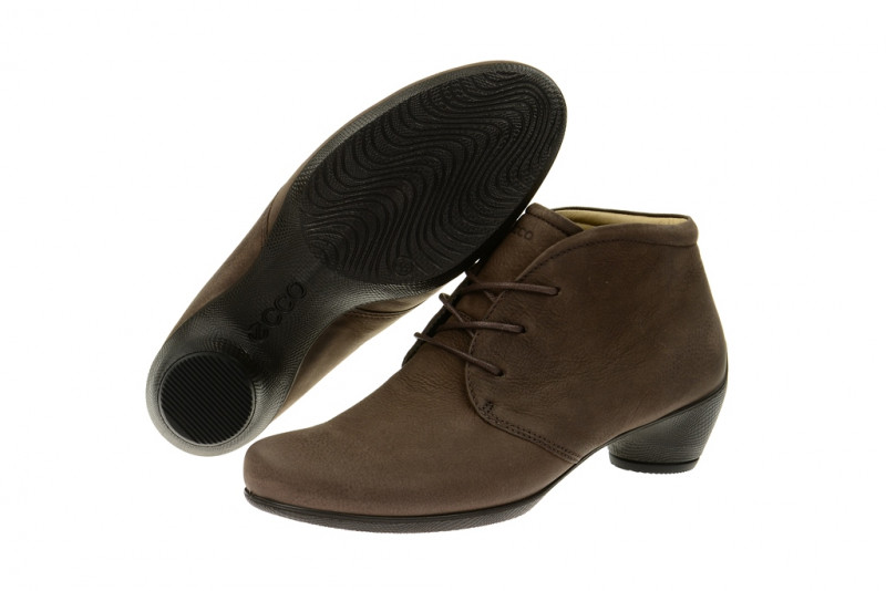 Ecco Sculptured Stiefelette coffee braun