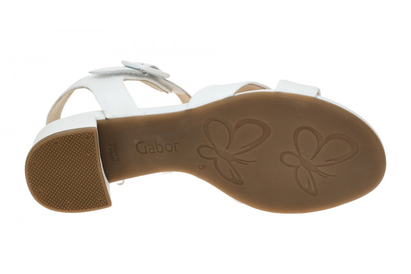 Gabor comfort Sandalette weiß Nappa 82.913.50
