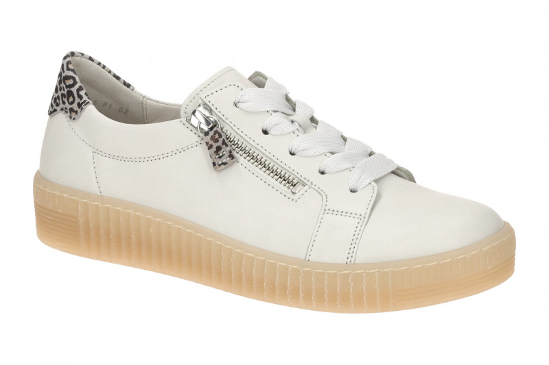Gabor Schuhe weiß offwhite Sneakers Leo 83.334.29