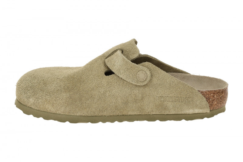 Birkenstock Boston Clogs Pantolette grün khaki Normal-Weit UNISEX 1019054