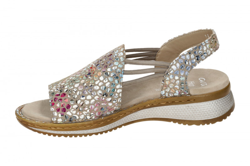 ara Hawaii Sandale grau bunt gefleckt 12-29005