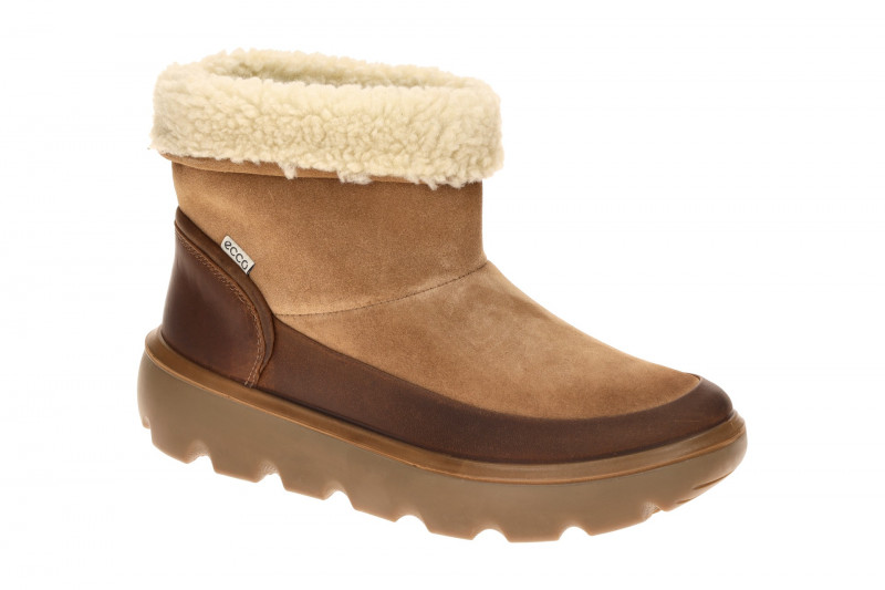 ecco Glacia Winter Schlupf Stiefelette braun Wasserdicht 243313