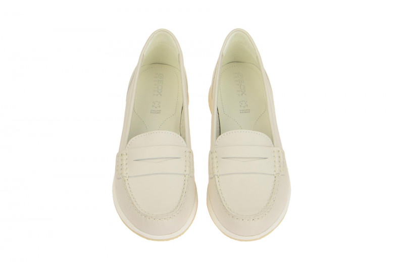 Geox Avery Mokassin Slipper weiß offwhite D62H5C