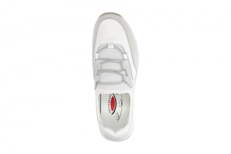 Gabor RollingSoft Slipper Schuhe weiß grau 66.951.52