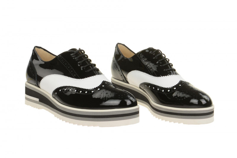 Peter Kaiser Elli Schuhe schwarz weiß 56741