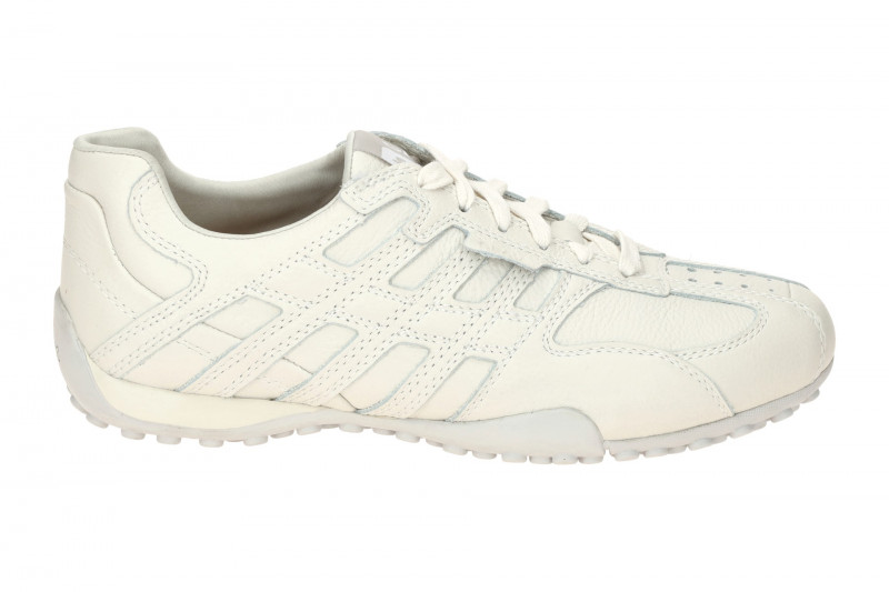 Geox Snake Schuhe weiß Glattleder U55MNB