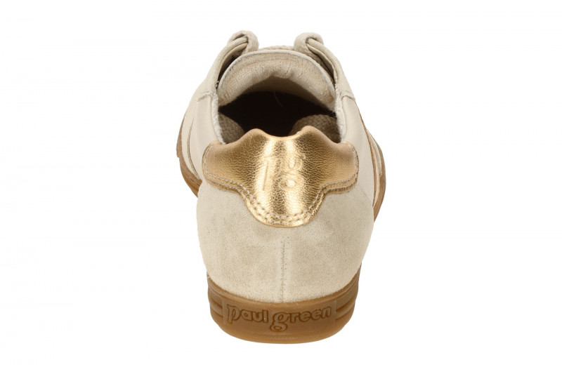 Paul Green Sneaker Schuhe beige gold 5350
