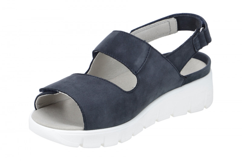 Waldläufer Wiola Sandale blau marine M-Weite