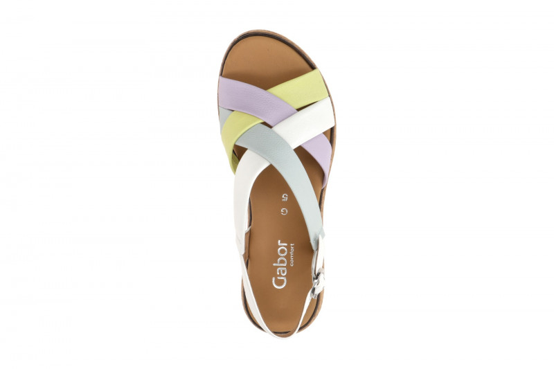 Gabor Plateau Sandalen bunt Nappa 62.823.22
