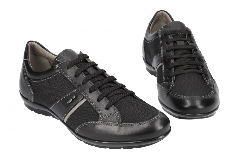 Geox Symbol Schuhe schwarz grau U82A5A