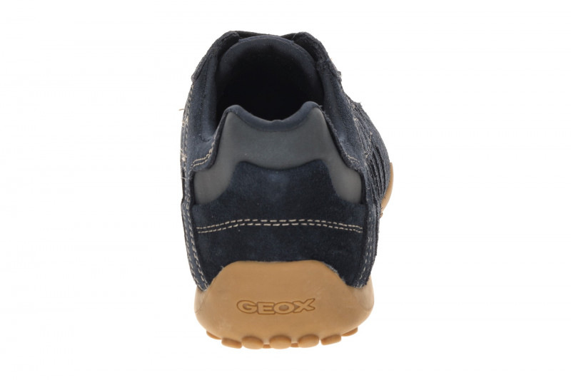 Geox Snake Schuhe dunkelblau Velour Nubuck U55MNB