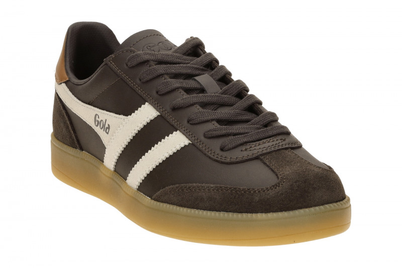 Gola Viper Schuhe Sneakers braun weiß Herren CMB744