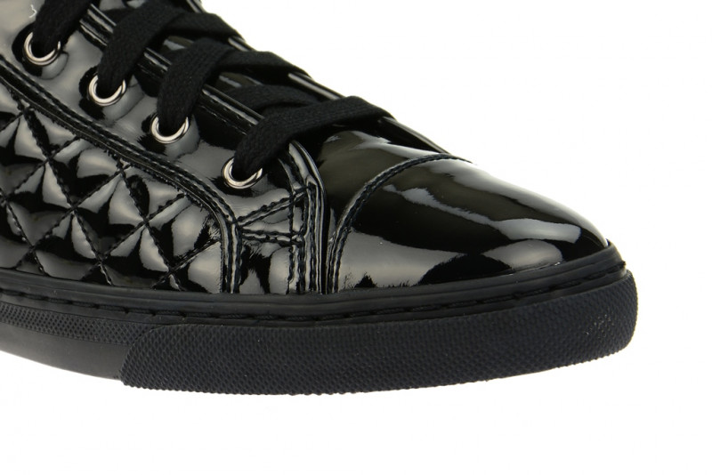 Geox New Club Stiefel schwarz Lack