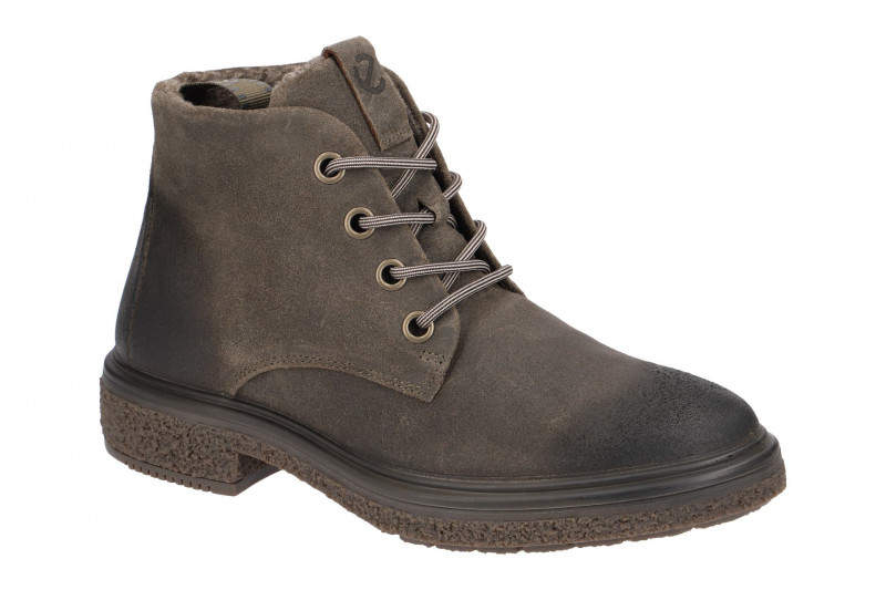 Ecco CrepeTray Damen Stiefelette grün
