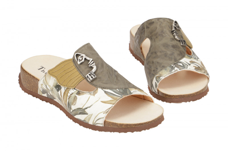 Think Mizzi Pantolette grün salbei 124