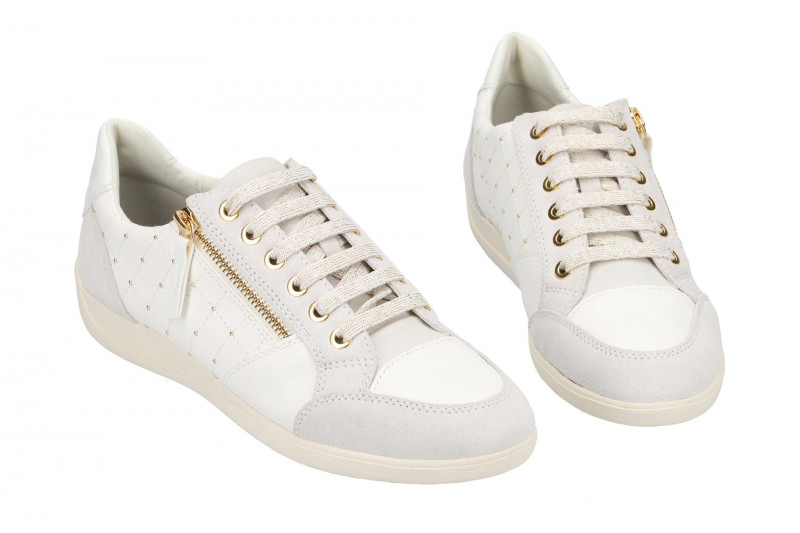 Geox Myria Schuhe weiß gold