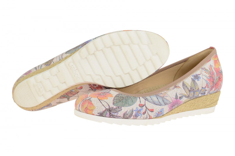 Gabor Genua Ballerina bunte Blumen 22.641.40