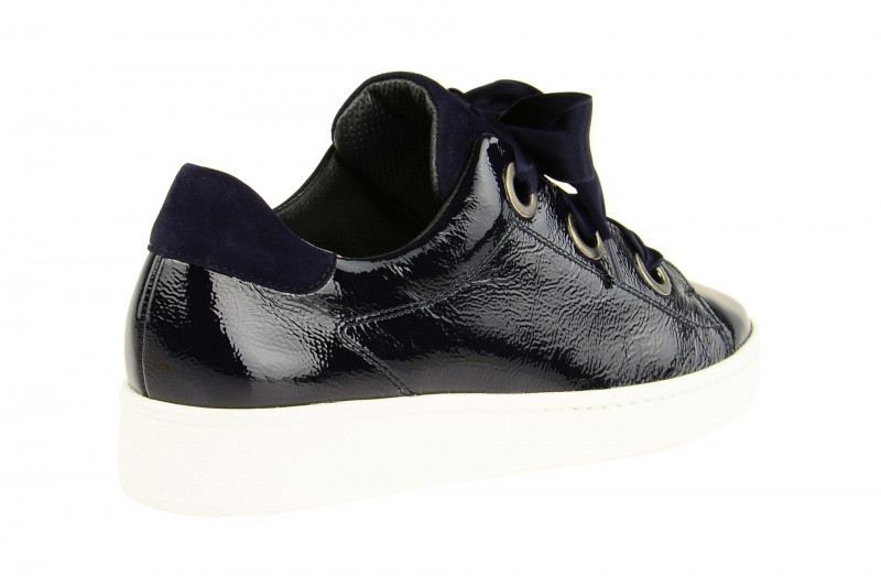 Paul Green Sneaker Schuhe blau Lack 4539