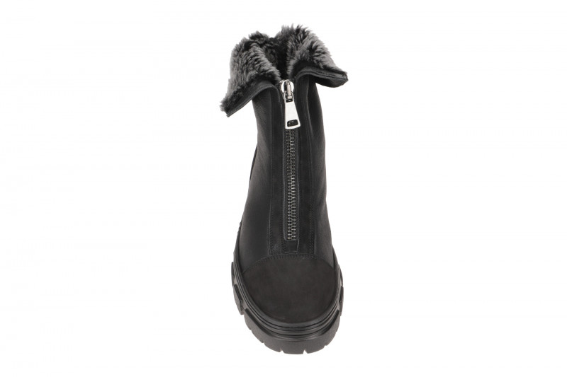 Paul Green Stiefelette schwarz Lammfell 9951