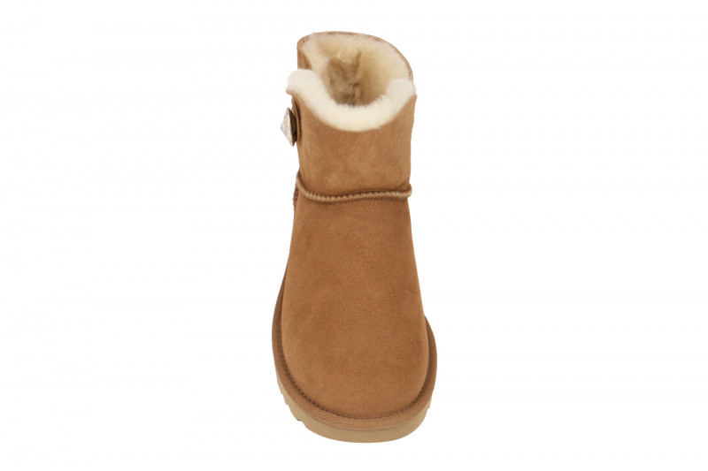 UGG Mini Bailey Button Bling Stiefel braun
