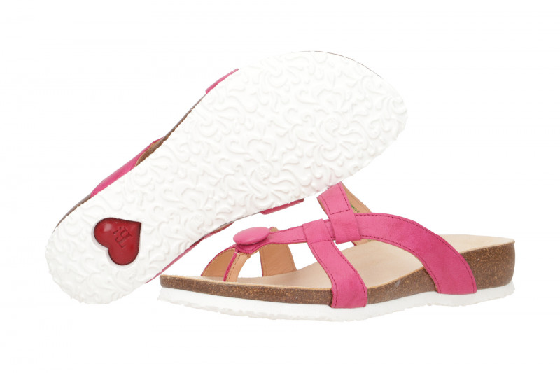 Think Julia Pantolette pink fuxia Zehentrenner