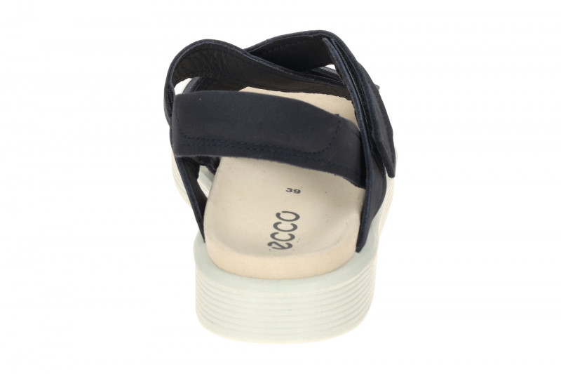 Ecco Soft Sandalen blau marine Kreuzriemen Nubuck 238813