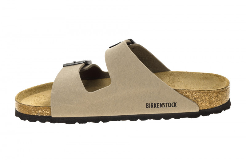 Birkenstock Arizona BS Pantolette grau taupe Normal Weit 1032019