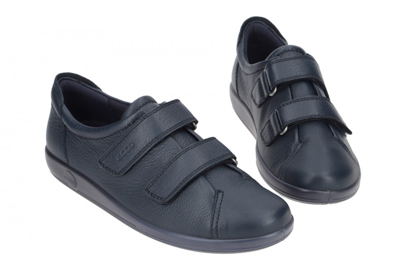 Ecco Soft 2 Schuhe blau Klett 206513
