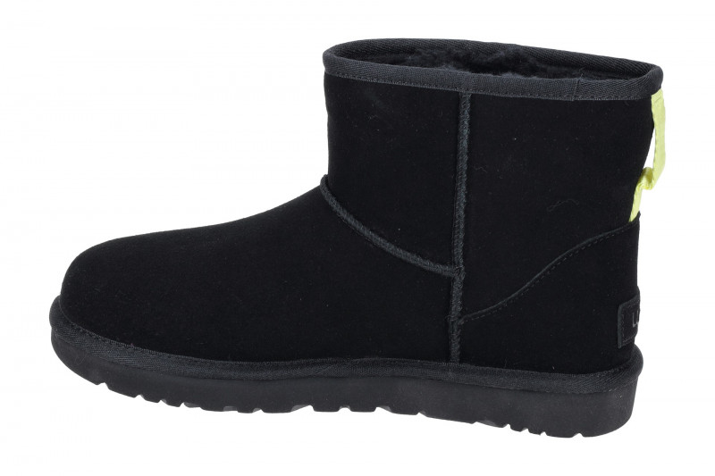 UGG Classic Mini Ugg Side Logo Stiefel schwarz 1144057